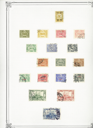 1860-1940, MIDDLE EAST Collection in one large Yvert