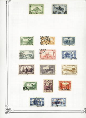1860-1940, MIDDLE EAST Collection in one large Yvert