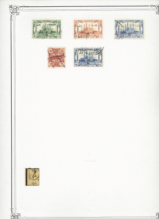 1860-1940, MIDDLE EAST Collection in one large Yvert