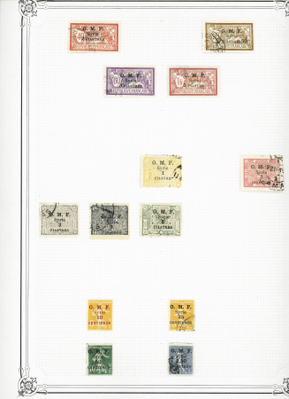 1860-1940, MIDDLE EAST Collection in one large Yvert
