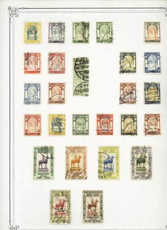 1882-1940, Mint & used collection on nine Yvert pages,