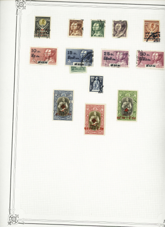 1882-1940, Mint & used collection on nine Yvert pages,