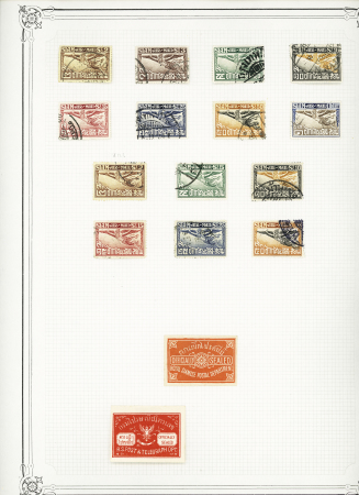 1882-1940, Mint & used collection on nine Yvert pages,