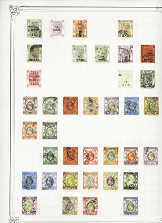 1862-1930, FOREIGN POST-OFFICES in China, mint & used