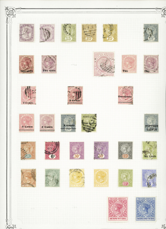 1857-1940, Mint and used collection on 12 Yvert album