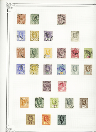 1857-1940, Mint and used collection on 12 Yvert album