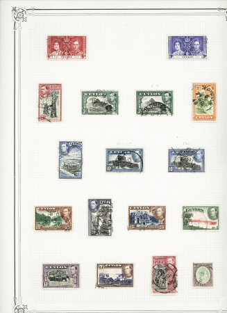 1857-1940, Mint and used collection on 12 Yvert album