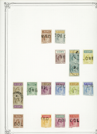 1857-1940, Mint and used collection on 12 Yvert album