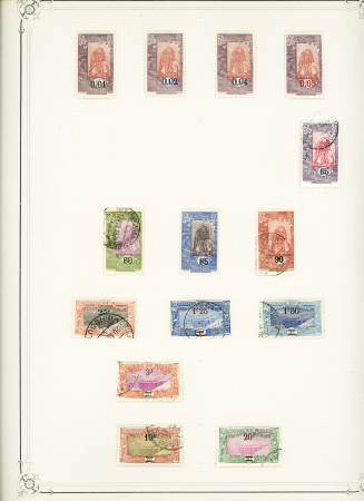 1880-1970, Collection de neufs et d'oblitérés sur 37