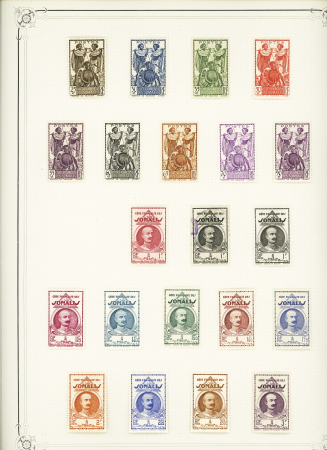 1880-1970, Collection de neufs et d'oblitérés sur 37