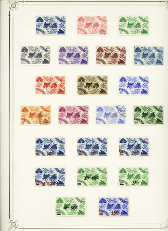 1880-1970, Collection de neufs et d'oblitérés sur 37