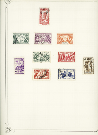 1880-1970, Collection de neufs et d'oblitérés sur 37