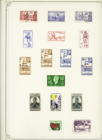 1880-1970, Collection de neufs et d'oblitérés sur 37