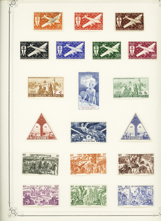 1880-1970, Collection de neufs et d'oblitérés sur 37