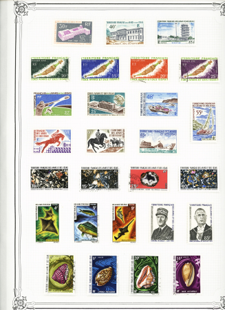 1880-1970, Collection de neufs et d'oblitérés sur 37