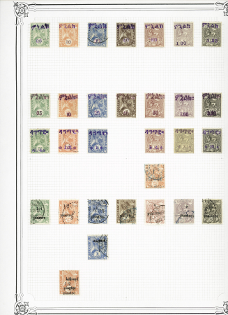 1867-1940, Selection of AFRICAN countries with substantial