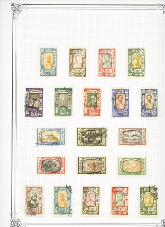 1867-1940, Selection of AFRICAN countries with substantial
