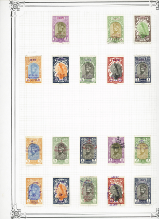 1867-1940, Selection of AFRICAN countries with substantial