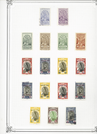 1867-1940, Selection of AFRICAN countries with substantial