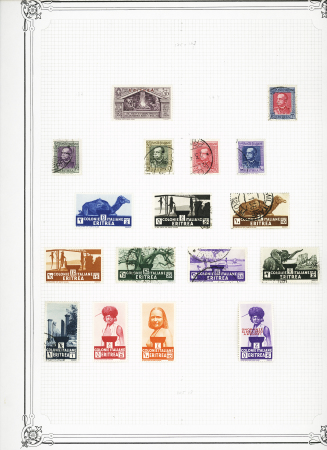 1867-1940, Selection of AFRICAN countries with substantial