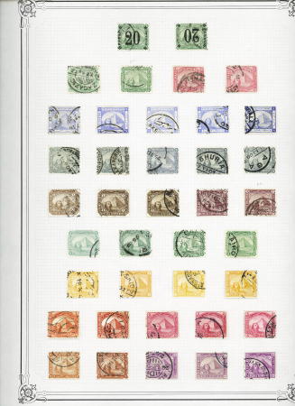 1867-1940, Selection of AFRICAN countries with substantial