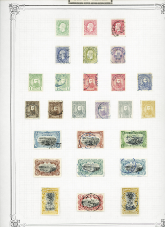 1867-1940, Selection of AFRICAN countries with substantial