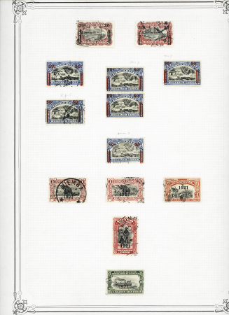 1867-1940, Selection of AFRICAN countries with substantial