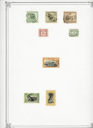 1867-1940, Selection of AFRICAN countries with substantial