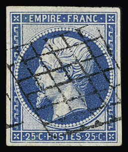 OBLITERATION GRILLE sur n°12, 13A, 14A, 14B, 15, 16