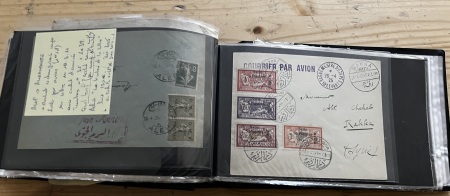 1920-1923, Album noir format à l'italienne contenant