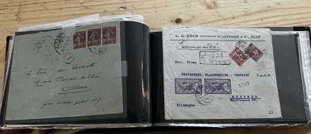 1920-1923, Album noir format à l'italienne contenant