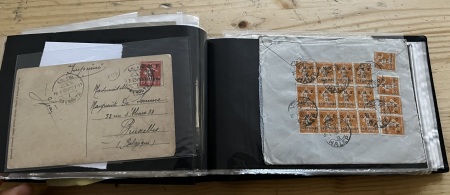 1920-1923, Album noir format à l'italienne contenant