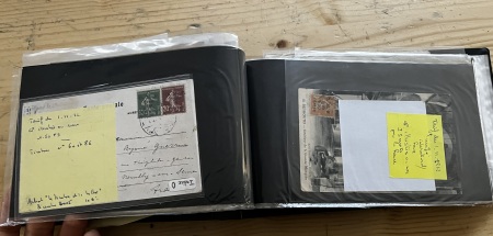 1920-1923, Album noir format à l'italienne contenant