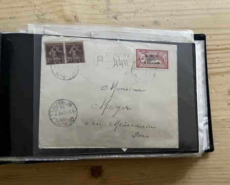 1920-1923, Album noir format à l'italienne contenant