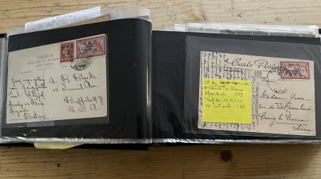 1920-1923, Album noir format à l'italienne contenant