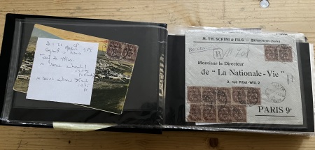 1920-1923, Album noir format à l'italienne contenant