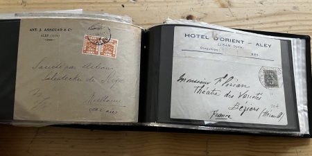 1920-1923, Album noir format à l'italienne contenant