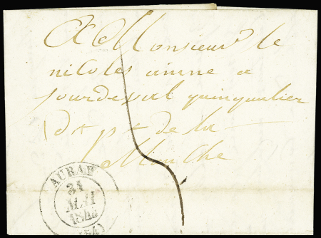 1732-1952 Collection spécialisée sur la poste à AURAY