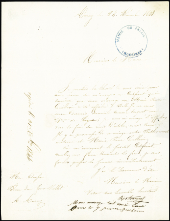 1732-1952 Collection spécialisée sur la poste à AURAY