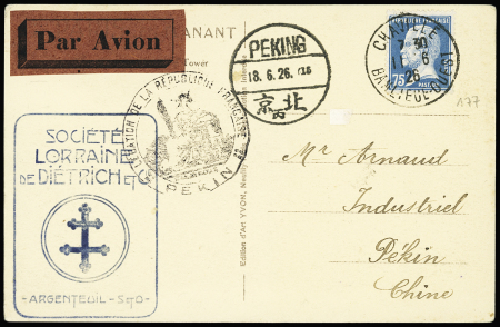 11/18.6.26. Paris - Pékin par Pelletier-Doisy (M150). RR et TB