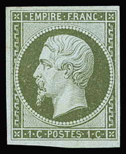 N°11 1c olive, neuf *, très frais, TTB