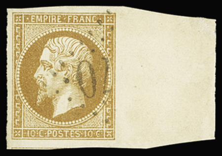 Exceptionnel groupe de 58 timbres n°13 dont bande de