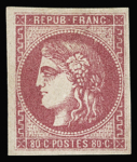 N°49 80c rose clair, neuf *, TB. Signé JF.Brun