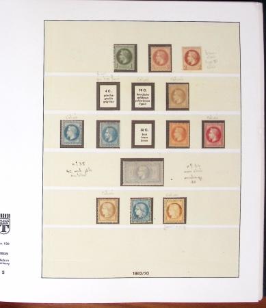 1849-1959, Collection surtout de timbres neufs en 2