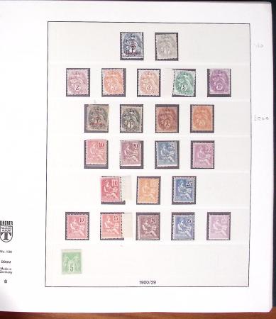 1849-1959, Collection surtout de timbres neufs en 2