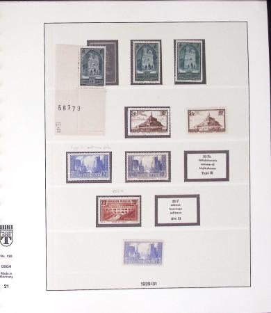 1849-1959, Collection surtout de timbres neufs en 2
