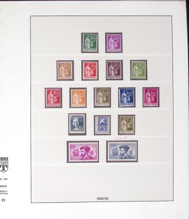 1849-1959, Collection surtout de timbres neufs en 2