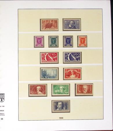 1849-1959, Collection surtout de timbres neufs en 2