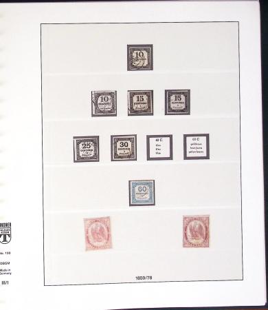 1849-1959, Collection surtout de timbres neufs en 2