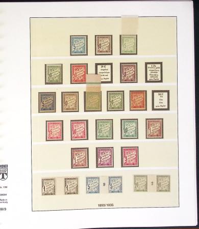 1849-1959, Collection surtout de timbres neufs en 2